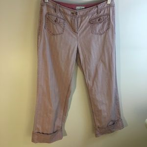 Anthropologie Sitwell Cotton Ankle Pants